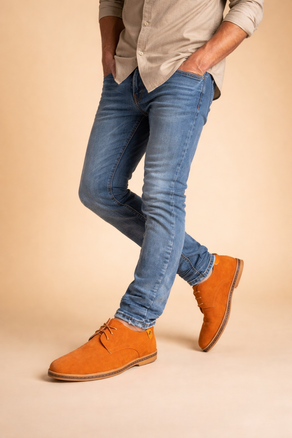 Men's Vegan Leather Oxford Shoes for Smart Autumn Occasions
