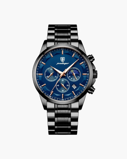 Precision Chronograph Steel Watch