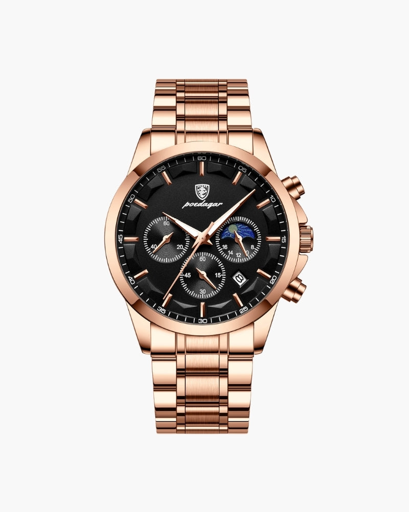 Precision Chronograph Steel Watch