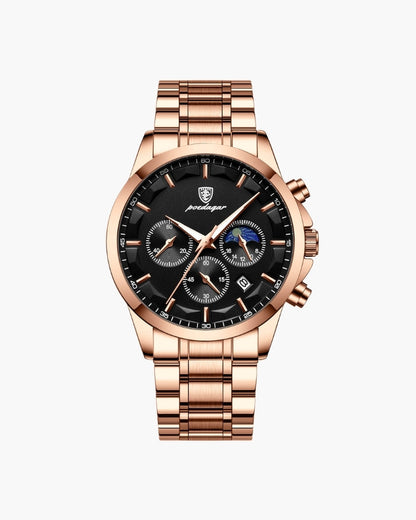 Precision Chronograph Steel Watch