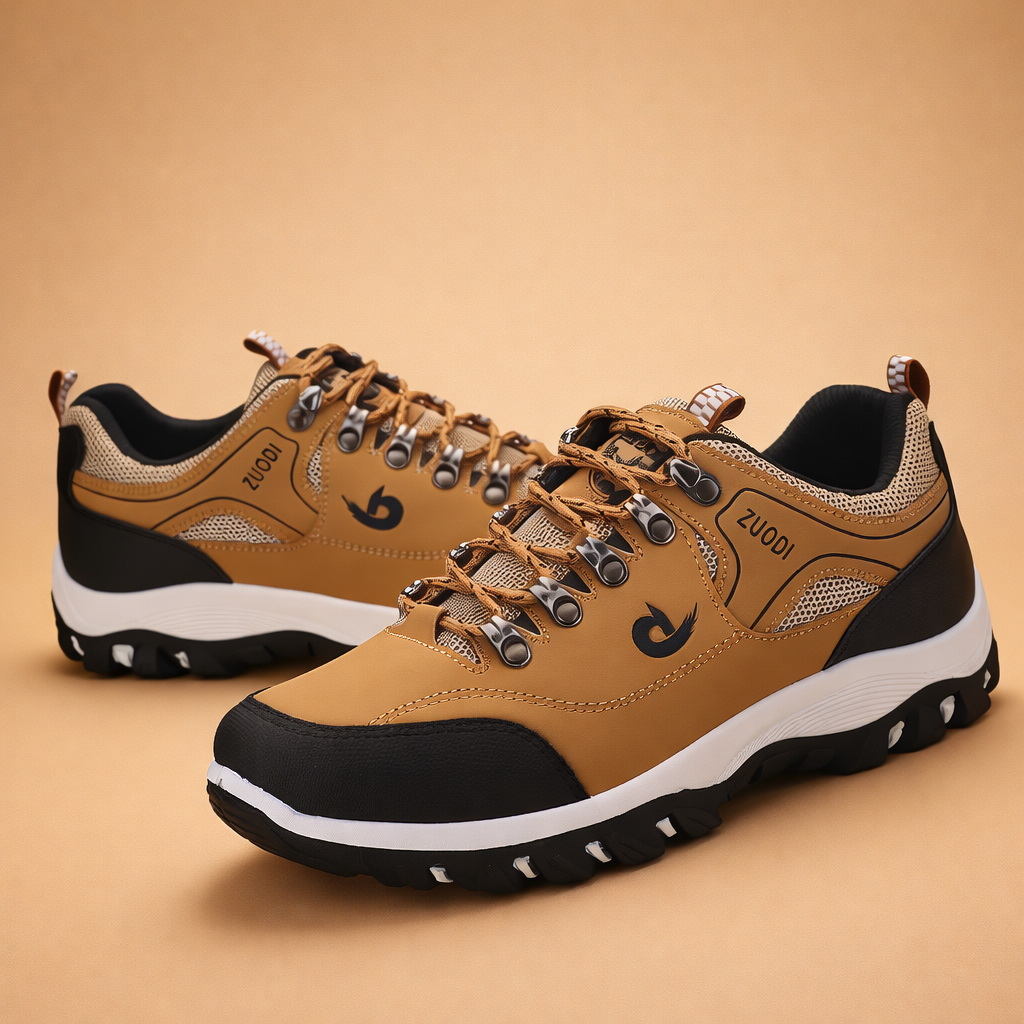 Men's Breathable Trail Hiking Shoes with Grip Outsole for Autumn
