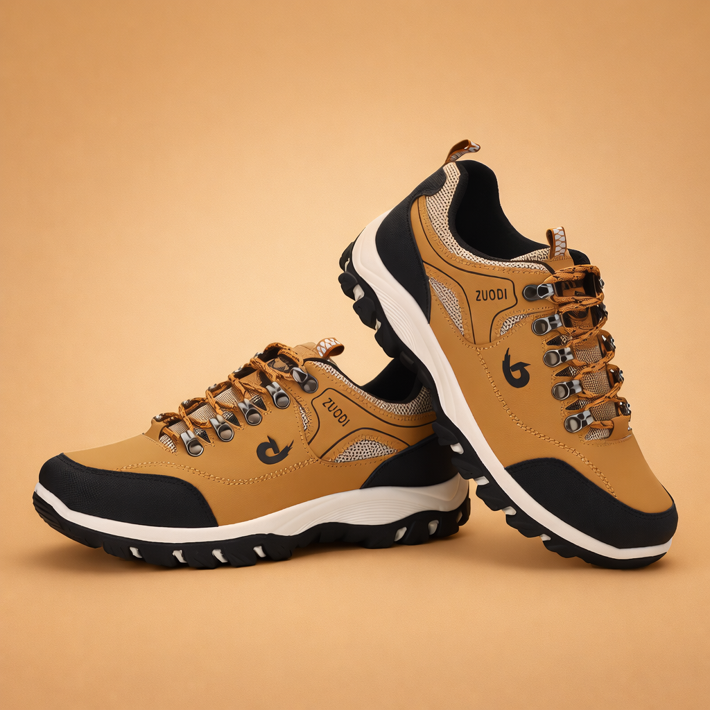 Men's Breathable Trail Hiking Shoes with Grip Outsole for Autumn