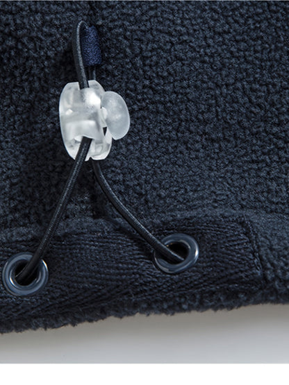 Men's Windproof Full-Zip Outdoor Fleece Jacket for Autumn