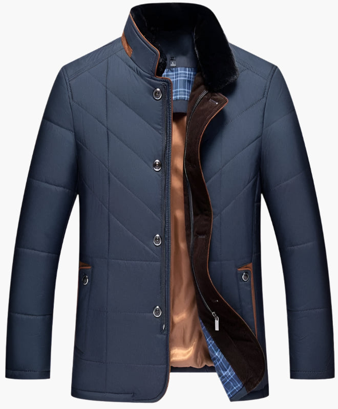 Men's Tailored Quilted Jacket for the Office and Weekend