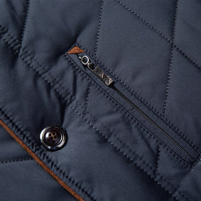 Men's Tailored Quilted Jacket for the Office and Weekend