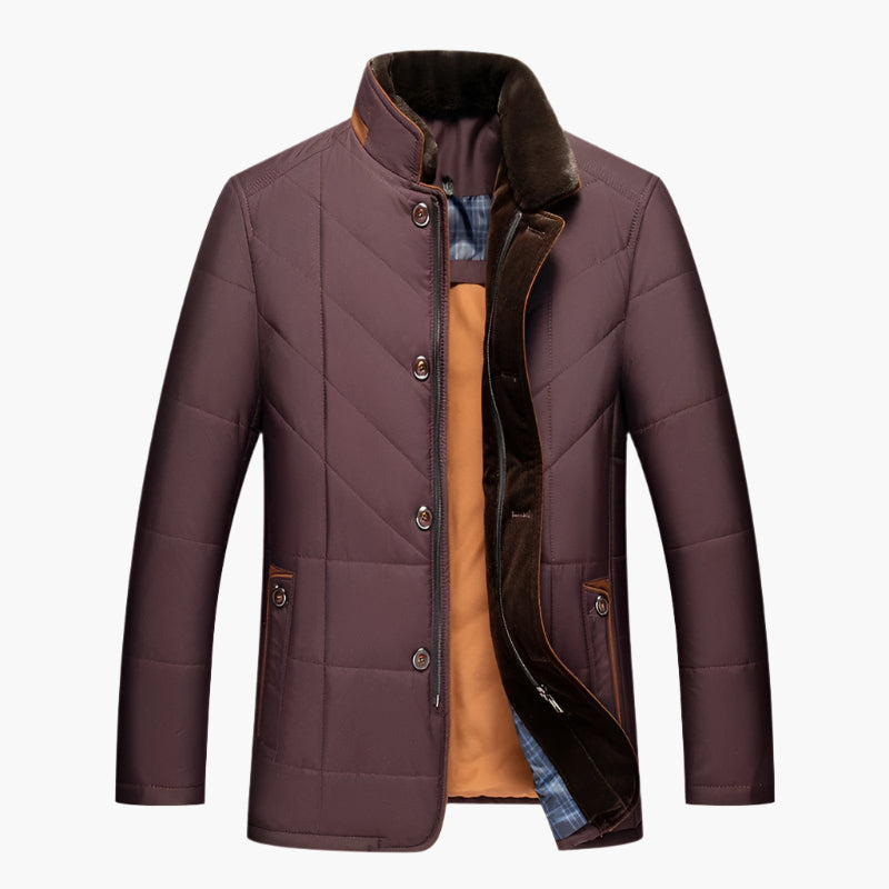 Men's Tailored Quilted Jacket for the Office and Weekend