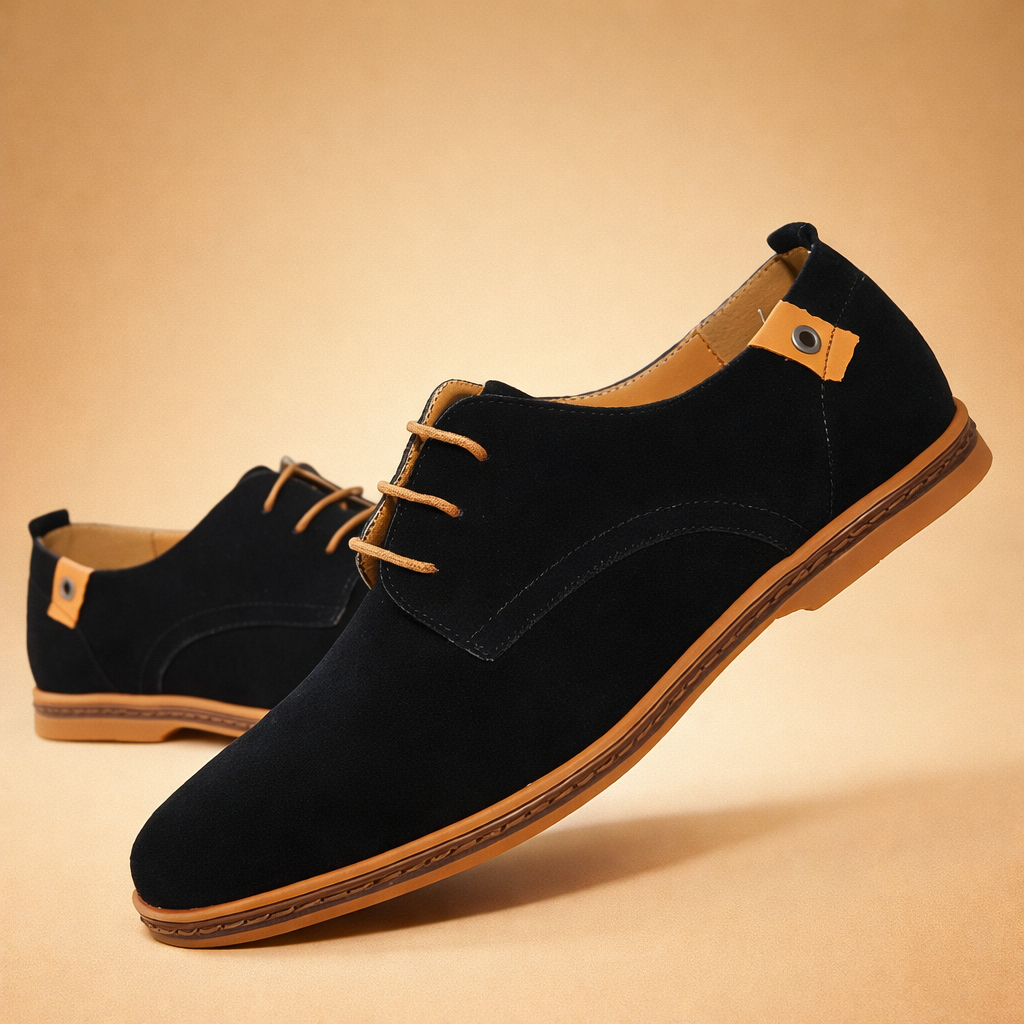 Men's Vegan Leather Oxford Shoes for Smart Autumn Occasions