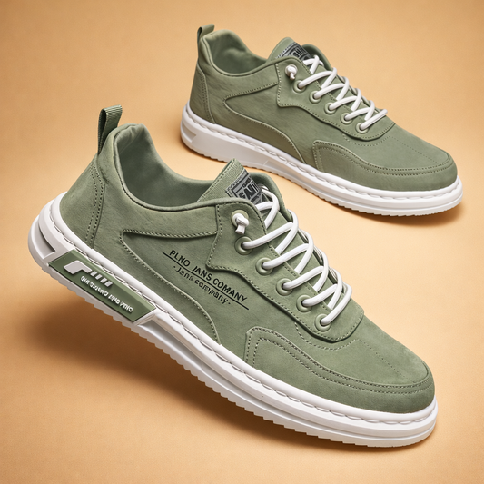 Men's Low-Top Street Trainers with Lace-Up Front for Autumn