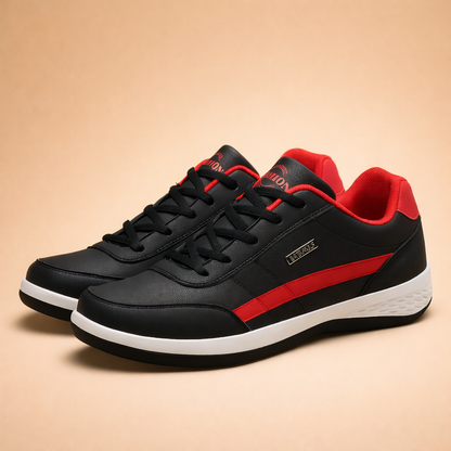 Men's Cushioned Lace-Up Trainers for Casual Autumn Wear