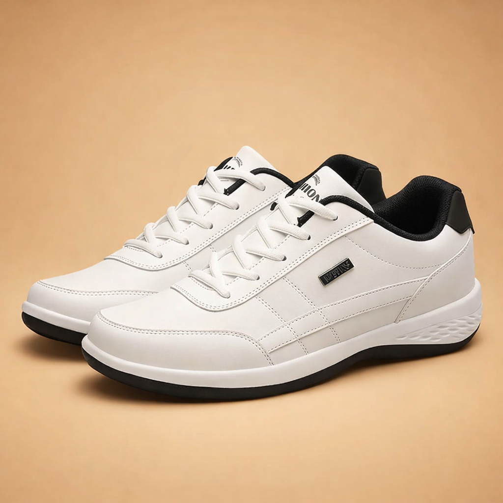 Men's Cushioned Lace-Up Trainers for Casual Autumn Wear